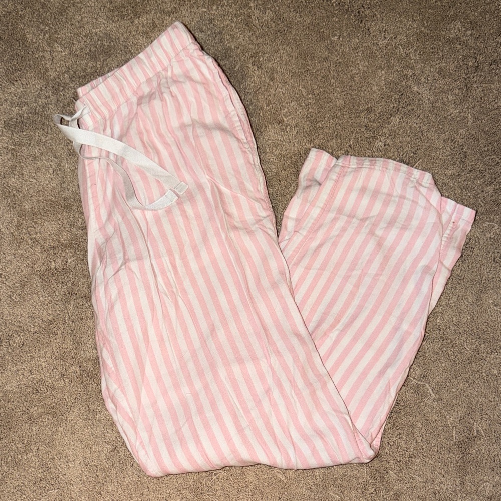 Victoria's Secret Pink Striped Pajama Pants